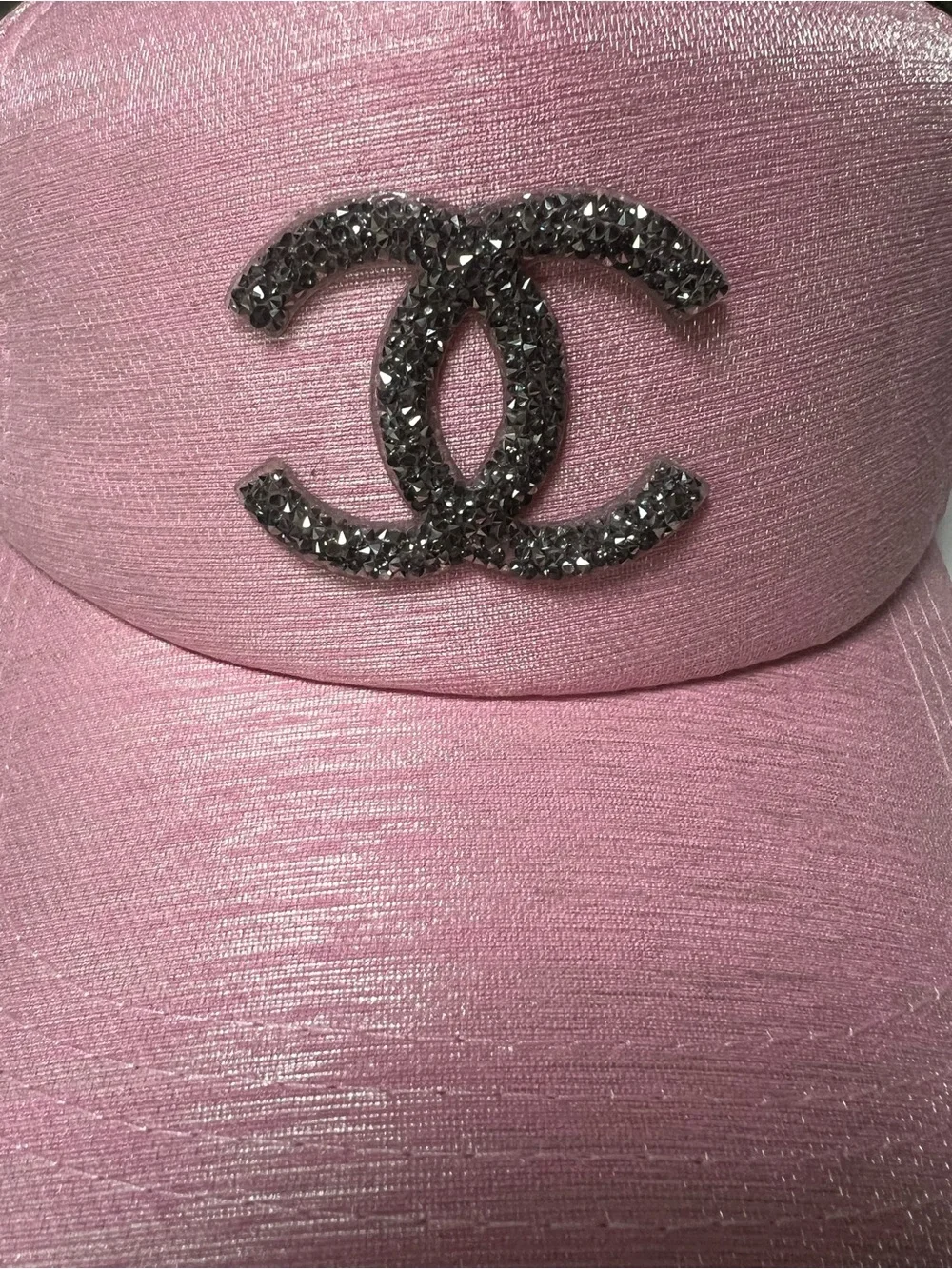 CC LOGO crystal Baseball Hat
